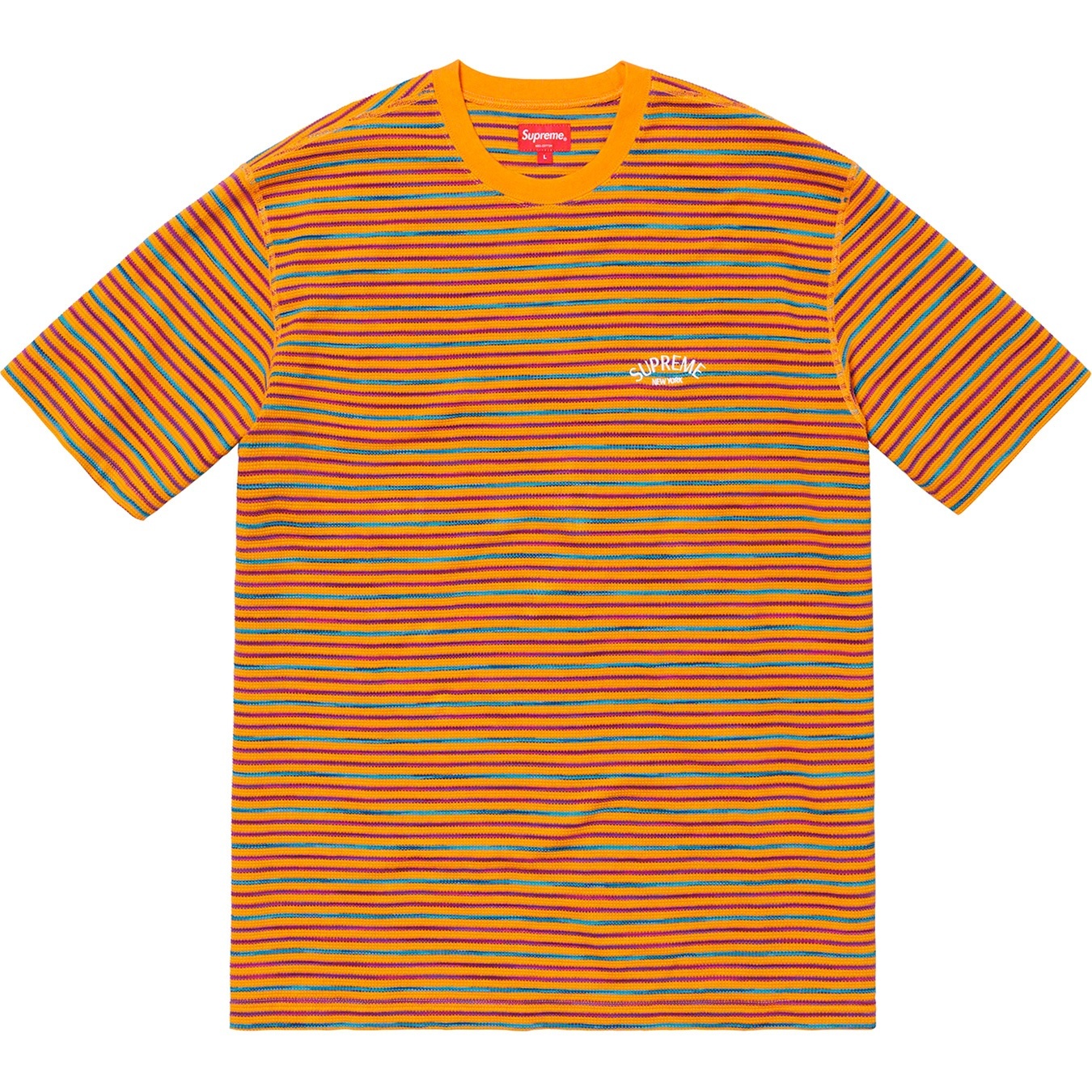 Stripe Thermal S/S Top view 3